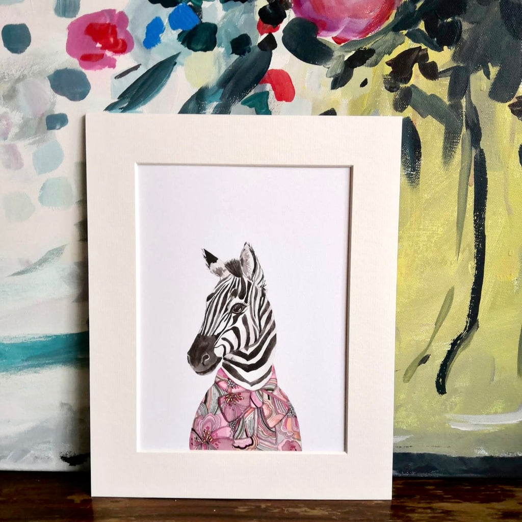 Animal art, Claudia the zebra