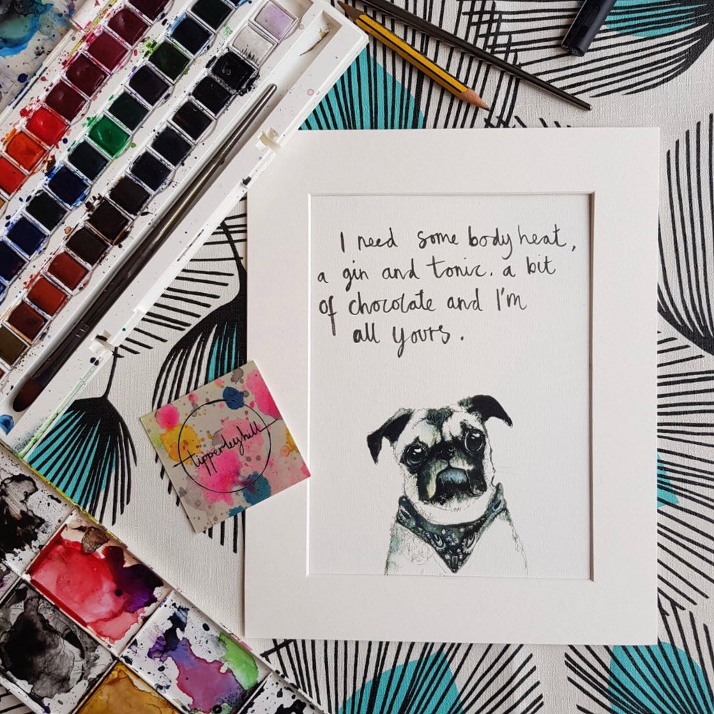 Animal art, Herman the pug