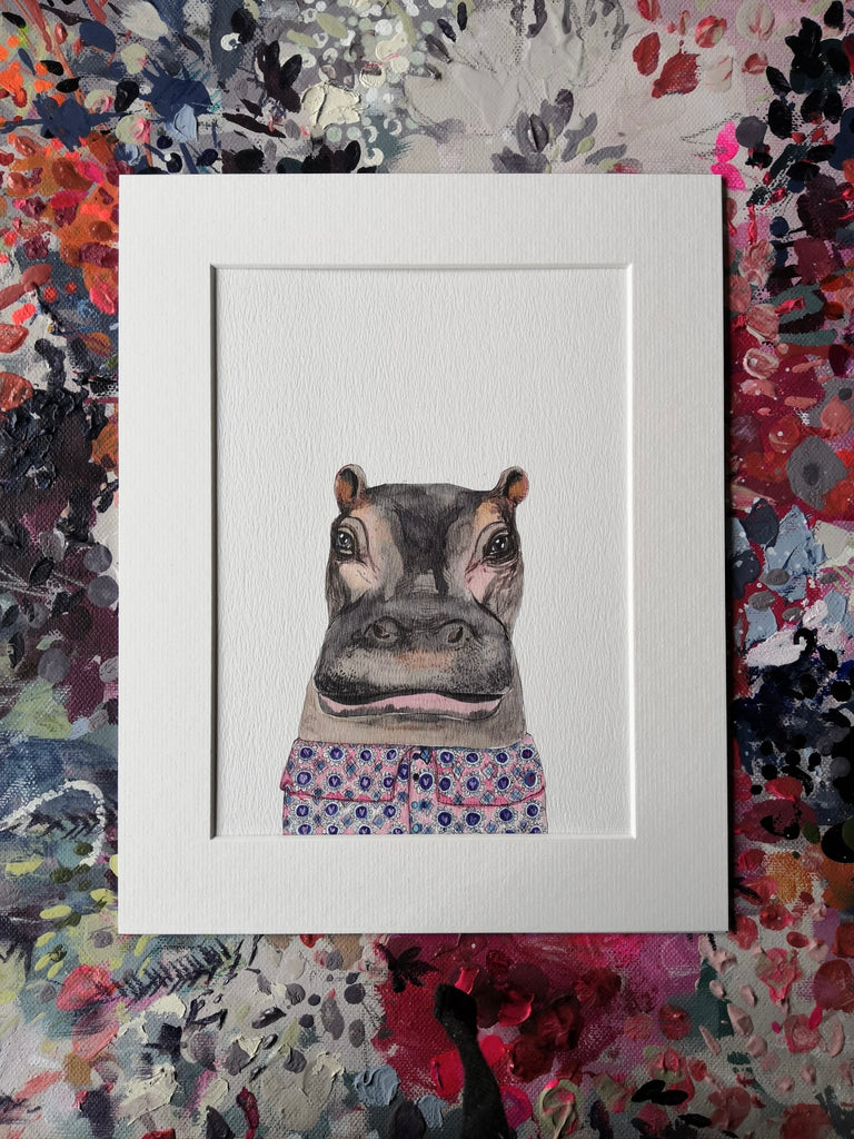 Animal art, Yanis the hippo