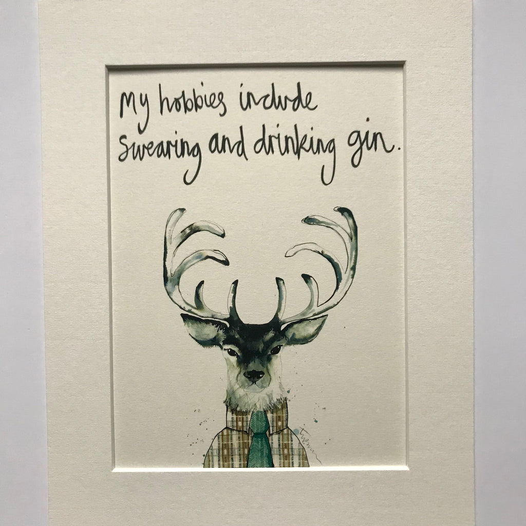 Animal art, Finn the stag