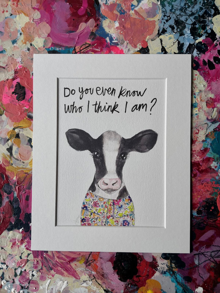 Animal art, Zuzu the cow