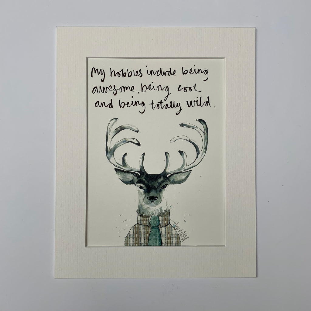 Animal art, Finn the stag