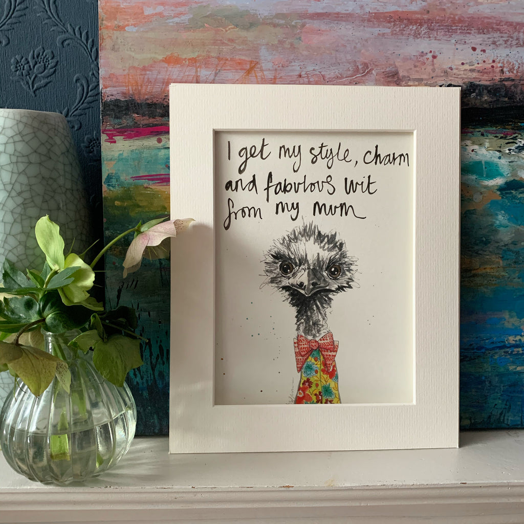 Animal Art, Bruce the Emu