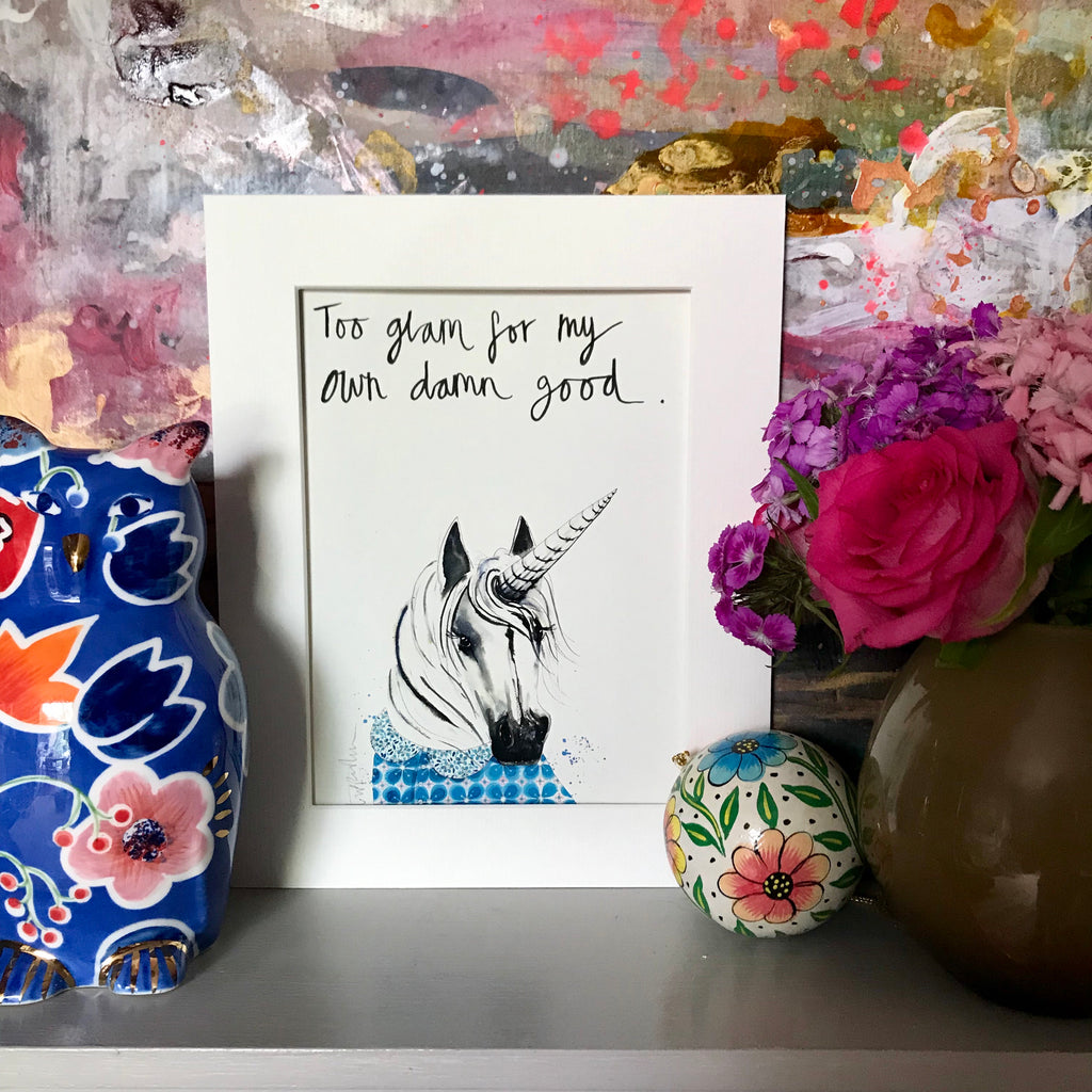 Animal art, Lily the unicorn