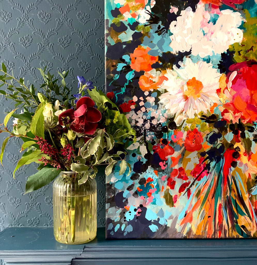 Abstract Floral, ‘Warmer still’